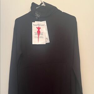 Women With Control Classic Black Turtleneck Dress long sleeved
